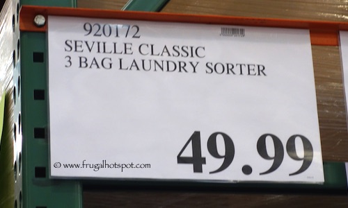 Seville Classics 3 Bag Laundry Sorter Costco Price