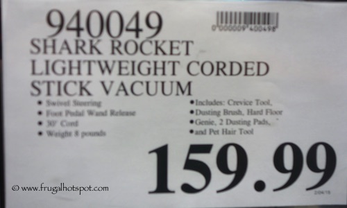 Shark Rocket Ultra Light Upright Corded Vacuum Costco Price