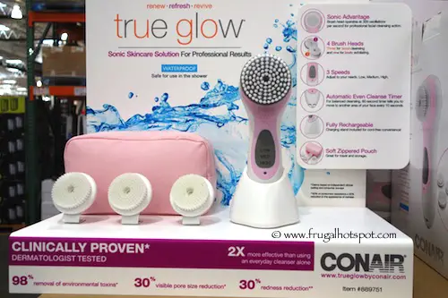 Conair True Glow Sonic Facial Brush Set Costco