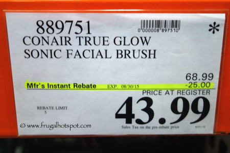 Conair True Glow Sonic Facial Brush Set Costco Price