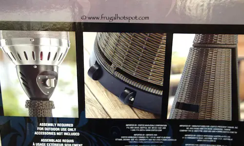 Woven Wicker Outdoor Patio Heater Costco