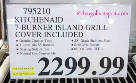 KitchenAid 7-Burner Island Grill Costco Price | Frugal Hotspot