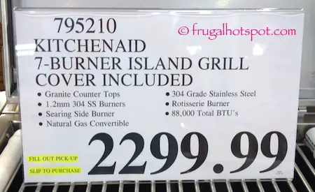 Kitchenaid 7 Burner Island Grill Costco Price Frugal Hotspot