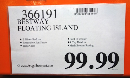 Bestway Tropical Breeze Floating Island Costco Price