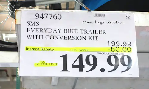 SMS Everyday Traveler Bike Trailer Costco Price
