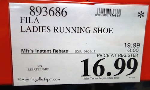 Fila Ladies Running Shoes Costco Price