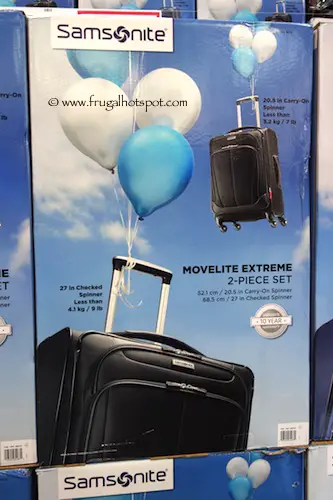 Samsonite Movelite Extreme 2 Piece Luggage Set Costco