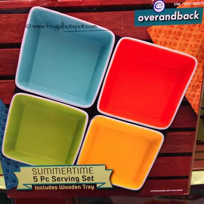 Over and Back Summertime 5 Piece Serving Set Costco