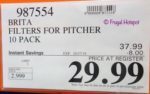 Brita Advanced Filters Costco Sale Price Brita Advanced Filters Costco Sale Price