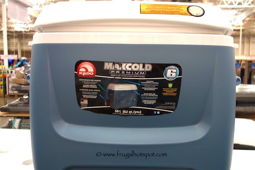 igloo maxcold 62 qt wheeled cooler