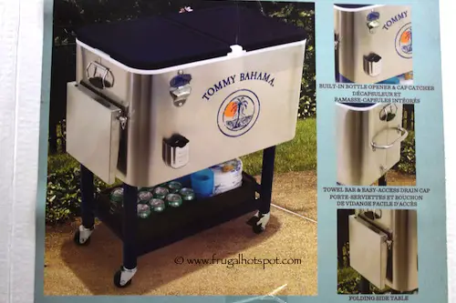 Costco: Tommy Bahama 100-Quart Rolling Cooler | Frugal Hotspot