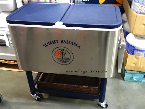 Tommy Bahama 100 Quart Stainless Steel Rolling Cooler Costco