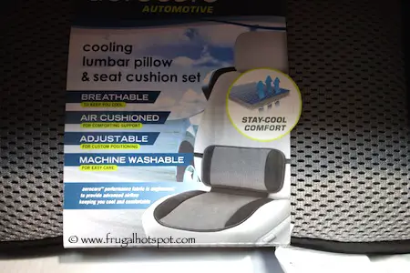 Aerocore Cooling Lumbar Pillow + Seat Cushion Set  Costco