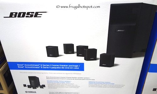 Bose Acoustimass 6 Series V Home Theater Yamaha Bundle Costco