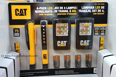 CAT 4-Pack LED Worklights with Magnets Costco