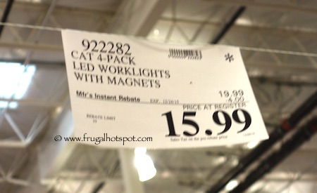 CAT 4-Pack LED Worklights with Magnets Costco Price
