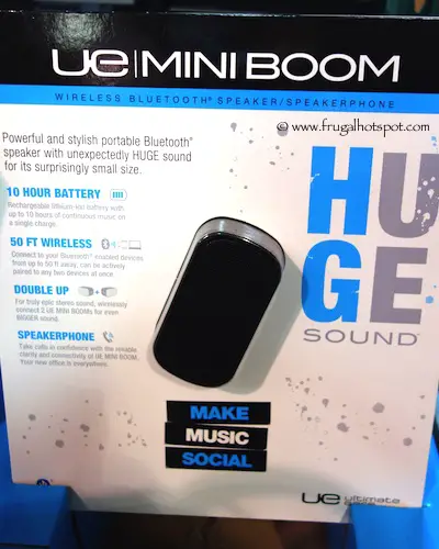  Ultimate Ears Mini Boom Bluetooth Speaker Costco