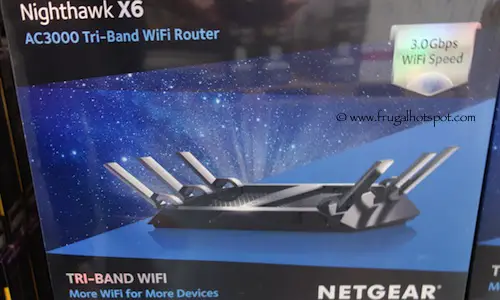 Netgear Nighthawk X6 AC3000 Tri-Band WiFi Router Costco