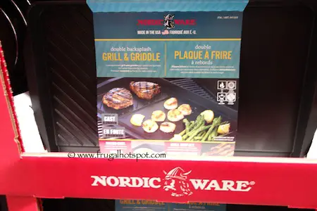 Nordic Ware Double Backsplash Grill & Griddle Costco