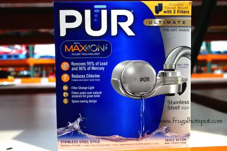 PUR Maxion Stainless Steel Style Faucet Mount Costco