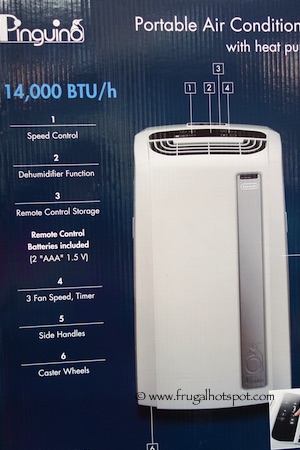DeLonghi Pinguino 14,000 BTU Portable Air Conditioner Costco