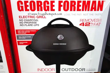 George Foreman Indoor/Outdoor Electric Grill Costco