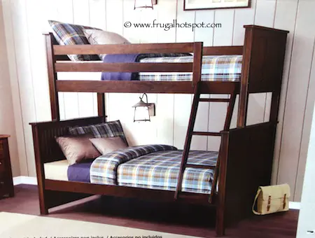 bayside furnishings twin over full bunk bed