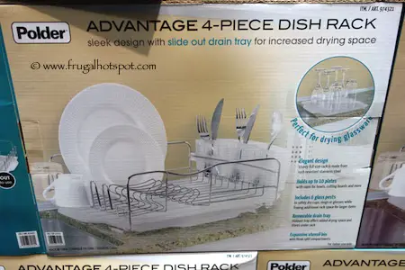 Polder Advantage 4-Piece Dish Rack Costco