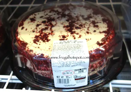Red Velvet Cake 10" with Cream Cheese Icing 57oz Costco