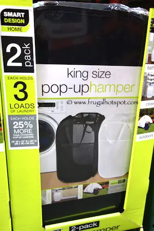 Smart Works 2-Pack Pop Up Hamper Costco