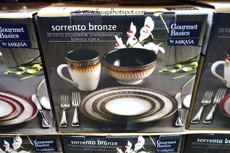 Gourmet Basics by Mikasa 'Sorrento' Bronze 20-Pc Dinnerware Set