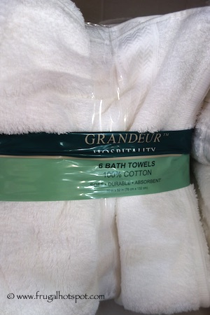 Grandeur Hospitality Bath Towel 6-Pack Costco