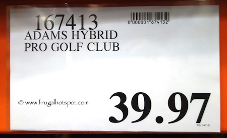 Adams Pro Hybrid Golf Club Costco Price