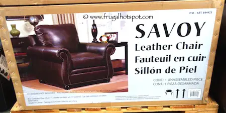 Marks & Cohen Savoy Leather Chair Costco