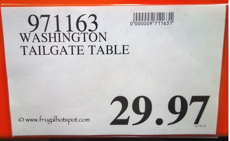 Collegiate Tailgate Table Costco Price