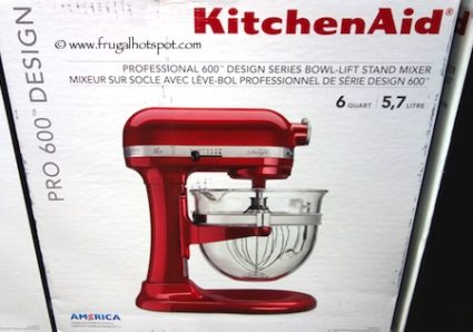 KitchenAid 6-Quart Pro 600 Design Series Bowl-Lift Mixer at Costco
