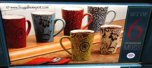 Bia Stoneware Mugs 6-Piece Costco