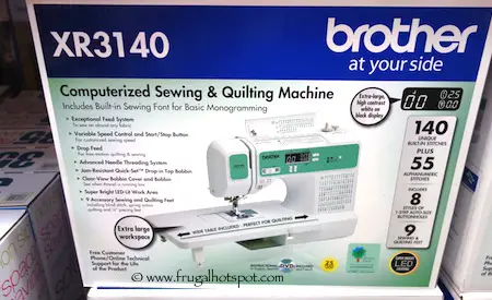 Brother XR3140 Computerized Sewing & Quilting Machine Costco