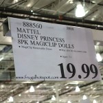 Mattel Disney Princess 8 pk Magiclip Dolls Costco Price