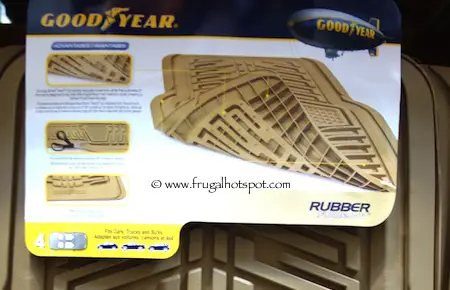 Goodyear Heavy Duty Car Mats 4-Piece Set Costco