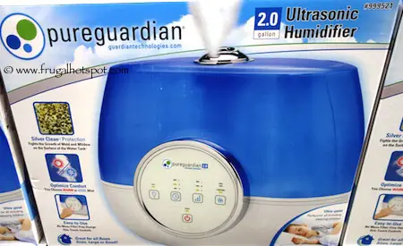 Pure Guardian Ultrasonic Mist Humidifier Costco