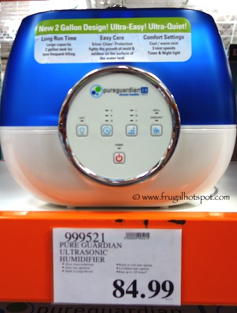 Pure Guardian Ultrasonic Mist Humidifier Costco Price