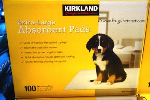 Kirkland Signature Extra-Large Absorbent Pads for Dogs 100 Count Costco