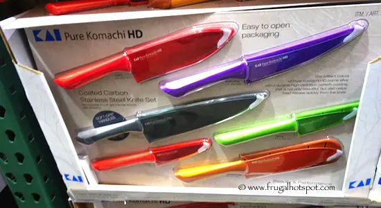 Kai Pure Komachi HD 6-Pc Knife Set with Sheaths Costco