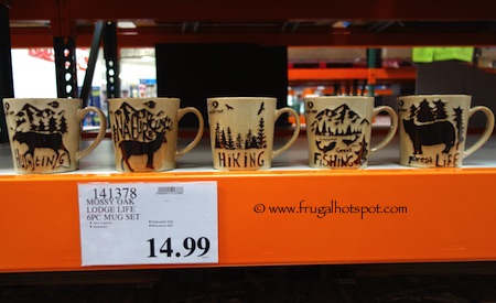 Mossy Oak Lodge Life Stoneware Mugs 6-Piece Costco Price