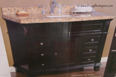 Single Sink Vanity 499 99, Costco Bathroom Vanity With Granite Top
