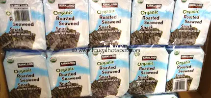 Kirkland Signature Organic Roasted Seaweed Costco