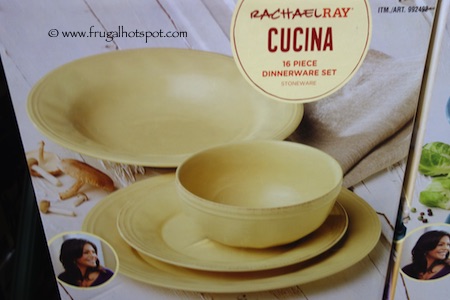 Rachael Ray Cucina 16-Piece Dinnerware Set Costco