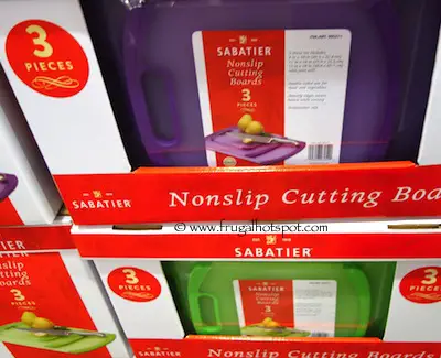 Sabatier Nonslip Cutting Boards 3-Piece Costco