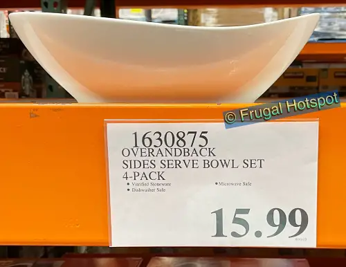 Costco Price | Over and Back Sides Serving Bowl Set | Item 1630875
